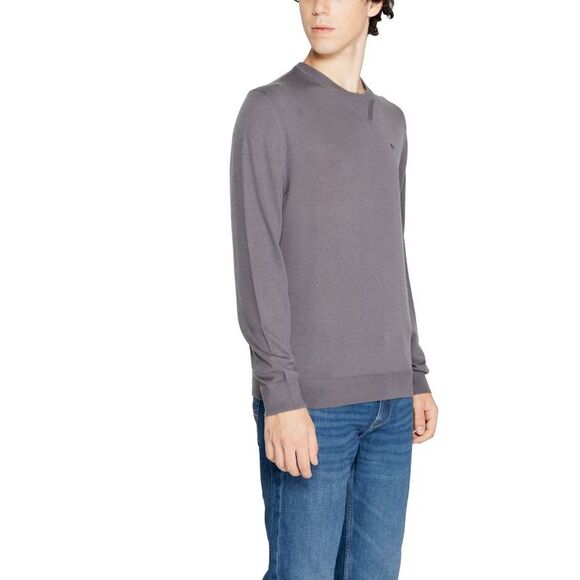 Armani Exchange Gray Wool Men's Sweatshirt